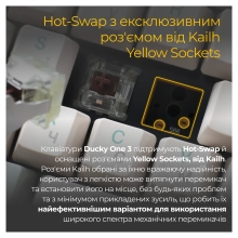 Купить Клавиатура Ducky One 3 TKL Cherry MX Speed Silver Matcha Cream UA (DKON2187-PUAPXМAEGGC1) - фото 14