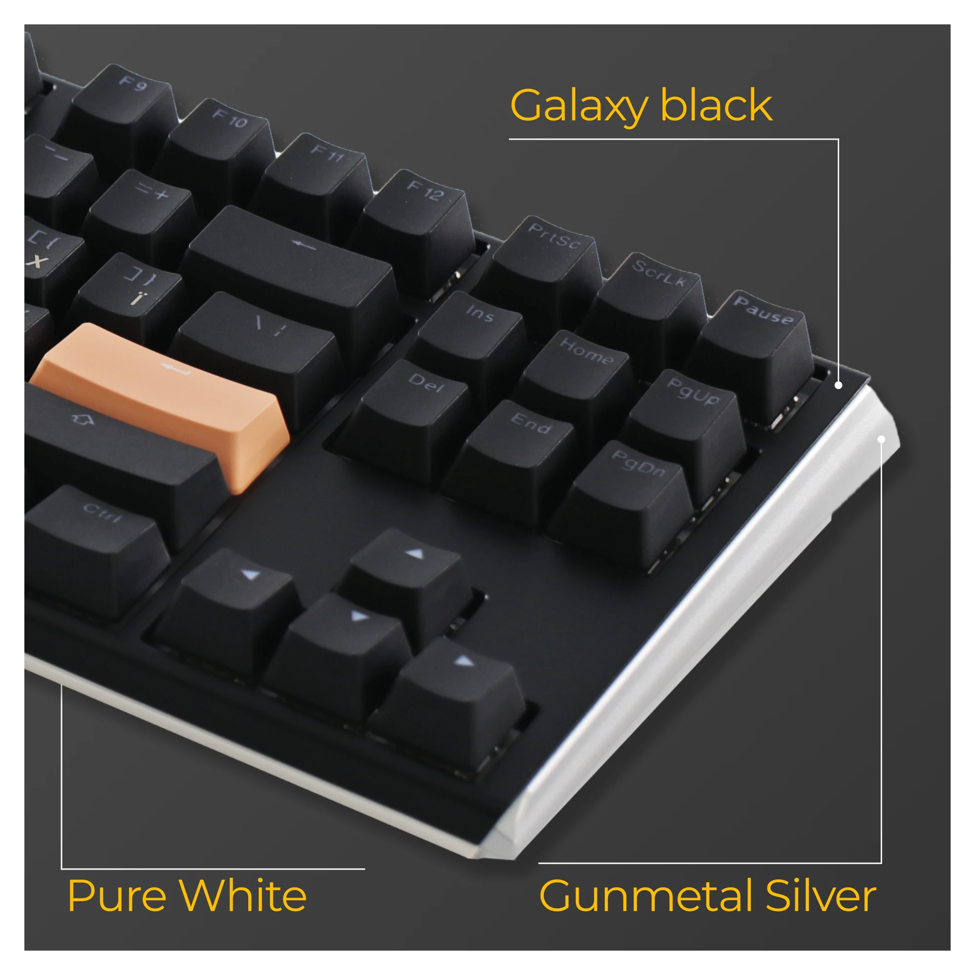 Купить Клавиатура Ducky One 3 TKL Cherry MX Speed Silver RGB Black UA (DKON2187ST-PUAPXCLAWSC1) - фото 12