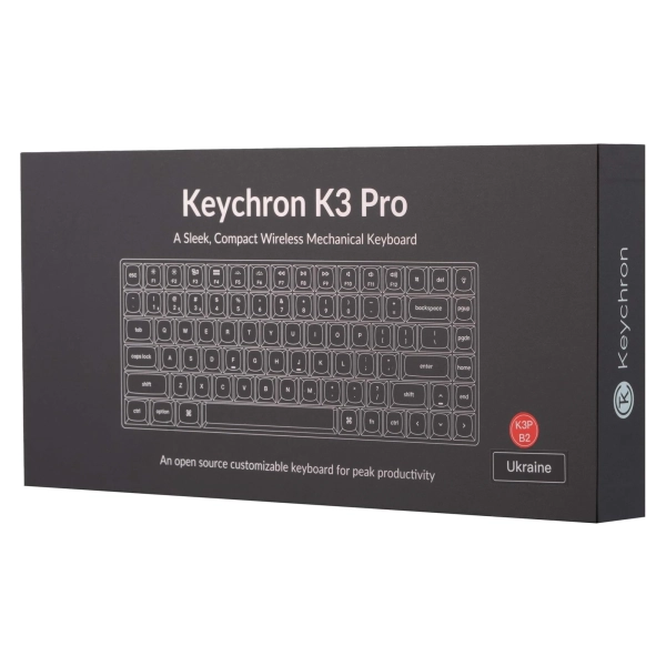 Купить Клавиатура Keychron C3 Pro 87 Key RGB Hot-Swap K Pro Brown (C3PH3_KEYCHRON) Black - фото 13
