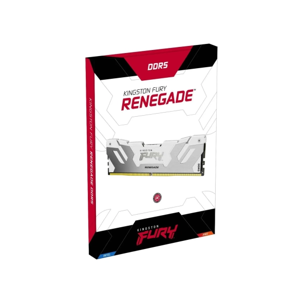 Купить Модуль памяти Kingston FURY Renegade White RGB DDR5-7600 16GB (KF576C38RWA-16) - фото 3