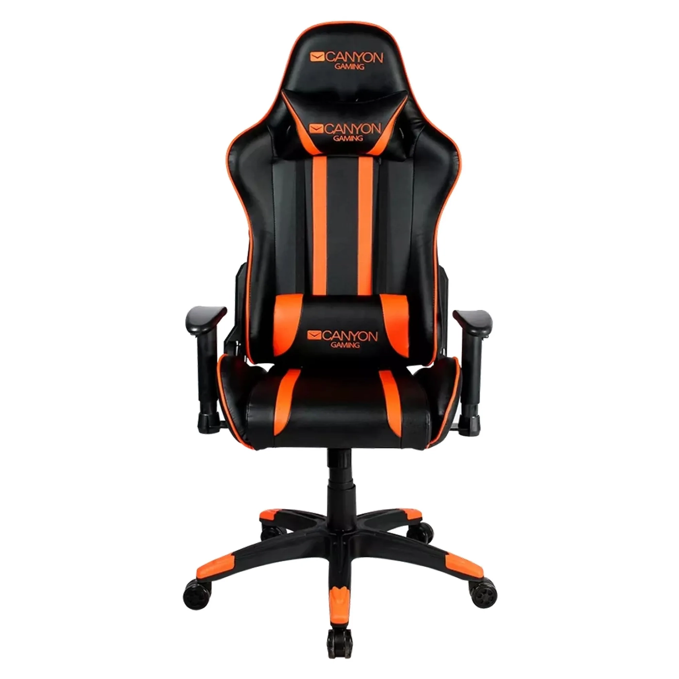 Купити Крісло для геймерів CANYON Fobos GC-3 Black/Orange (CND-SGCH3) - фото 1