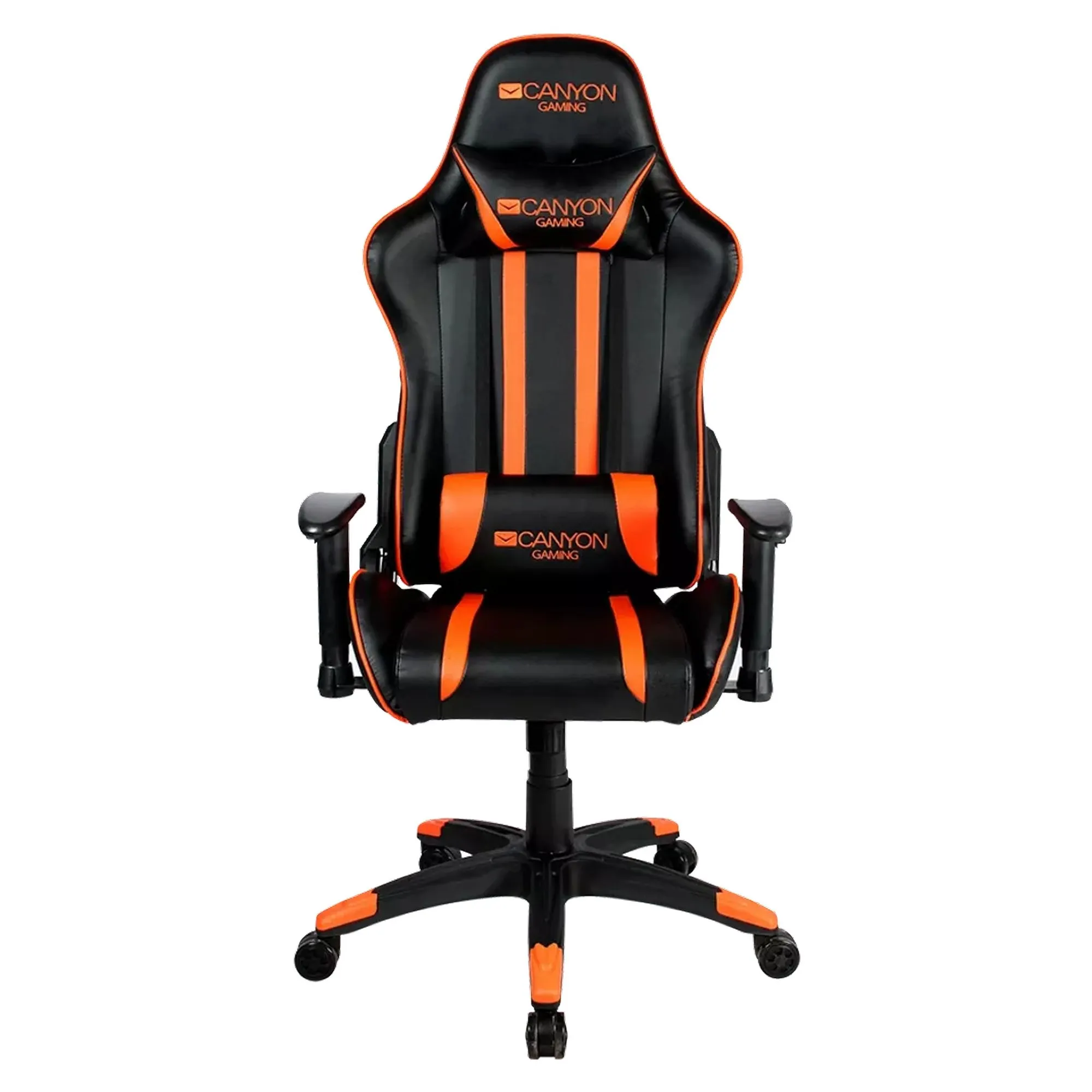 Купити Крісло для геймерів CANYON Fobos GC-3 Black/Orange (CND-SGCH3) - фото 1