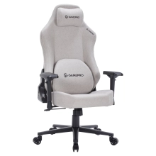 Купити Крісло для геймерів GamePro FGC750LG Fabric Light Gray - фото 3