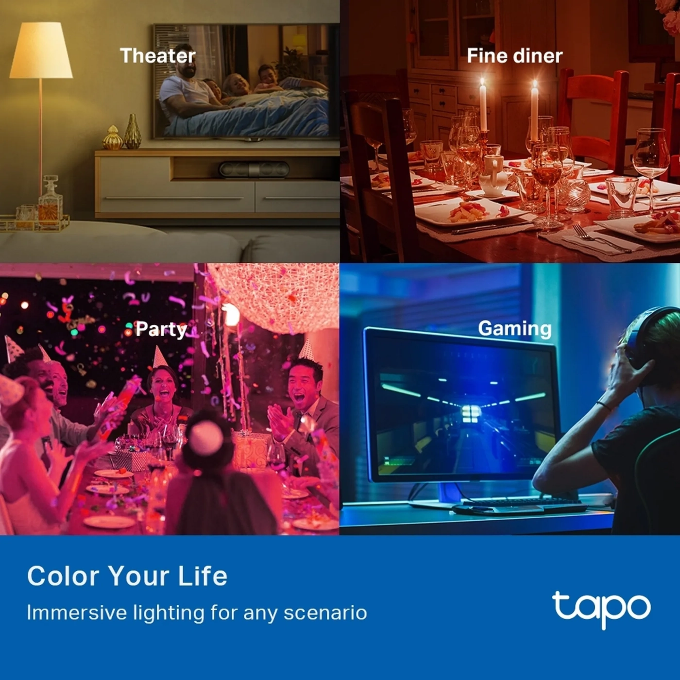 Купить Умная лампа TP-Link Tapo L530E 4-pack - фото 2