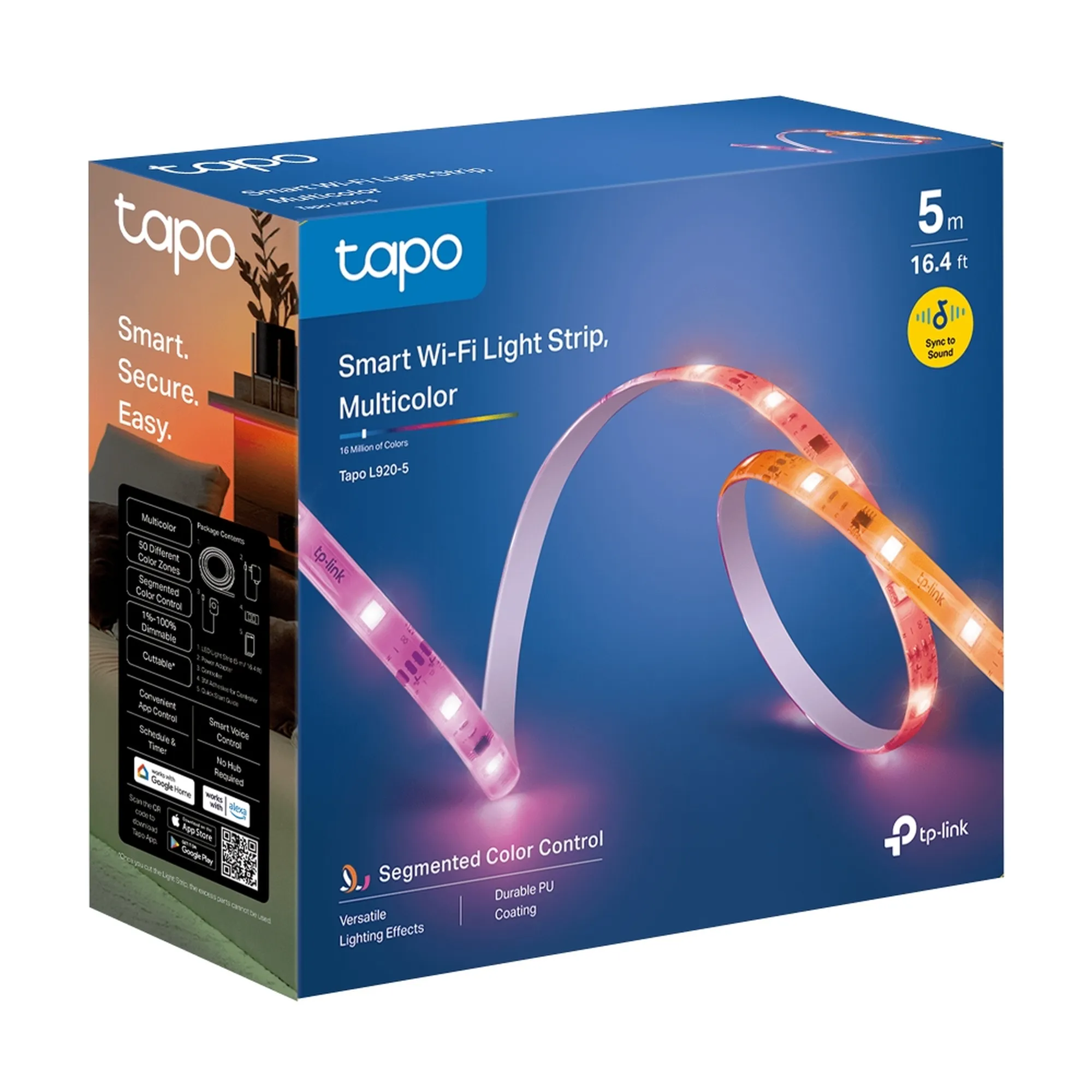 Купить Умная LED лента TP-Link Tapo L920-5 RGBIC - фото 8