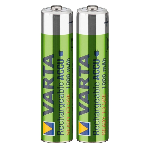 Купити Акумулятор VARTA NI-MH Power AAA 1000 мАг 2 шт. (05703301402) - фото 2