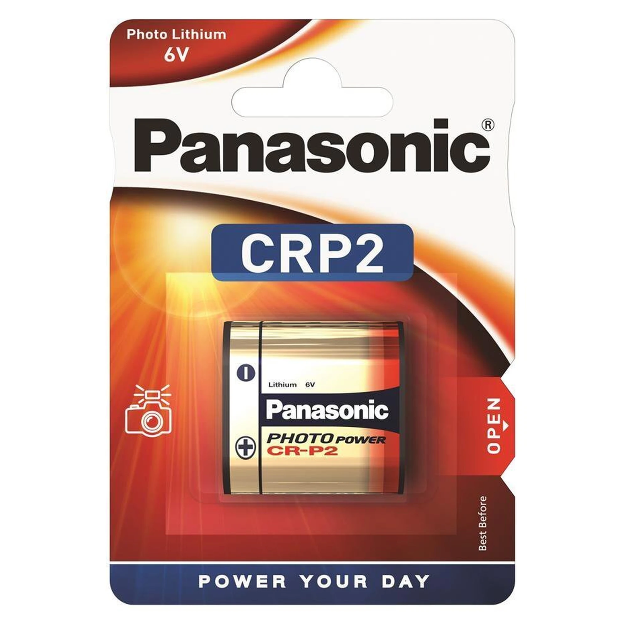 Купити Батарейка Panasonic LITHIUM CRP2 1 шт. (CR-P2L/1BP) - фото 1