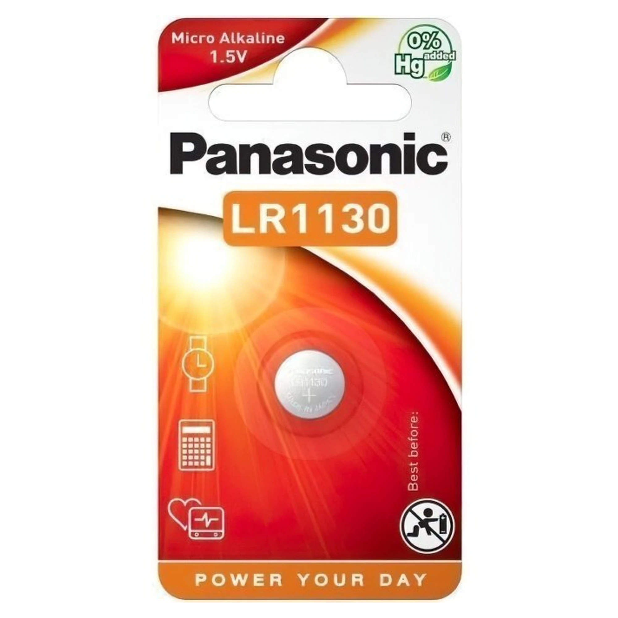 Купить Батарейка Panasonic ALKALINE LR1130 1 шт. (LR-1130EL/1B) - фото 1