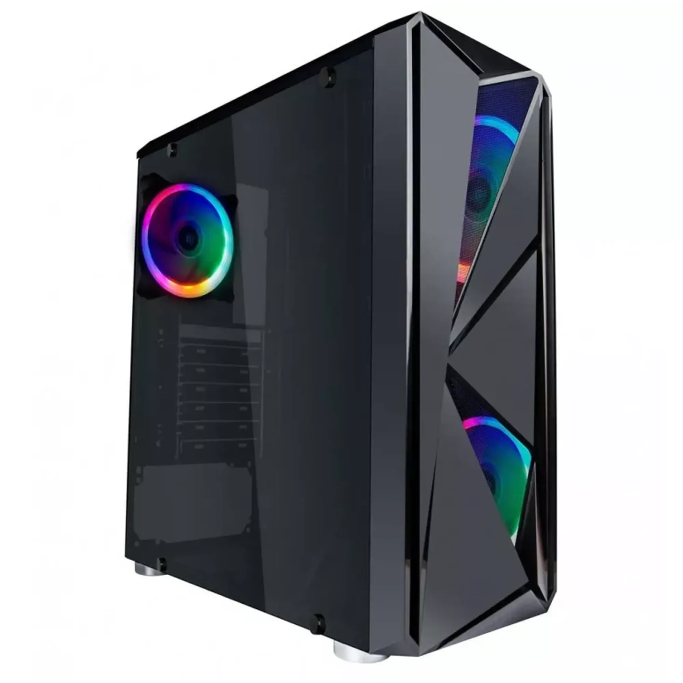 Купити Корпус 1stPlayer F4-3R1 Color LED + БП PS-500FK 500W - фото 1