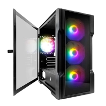 Купити Корпус 1stPlayer T3-G-4F1-BK Black - фото 3
