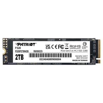 Купить SSD диск Patriot P320 M.2 2TB PCIe 3.0 x4 NVMe TLC (P320P2TBM28) - фото 1