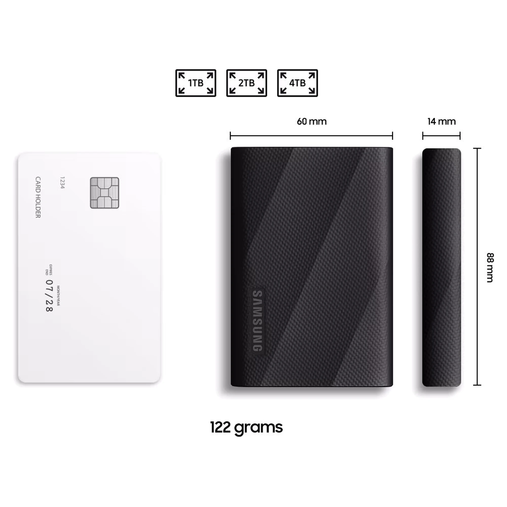 Купити Зовнішній SSD диск Samsung T9 Black 1TB 2.5" USB (MU-PG1T0B/EU) - фото 5