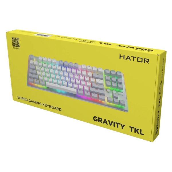 Купить Клавиатура Hator Gravity TKL White (HTK561UA) - фото 6