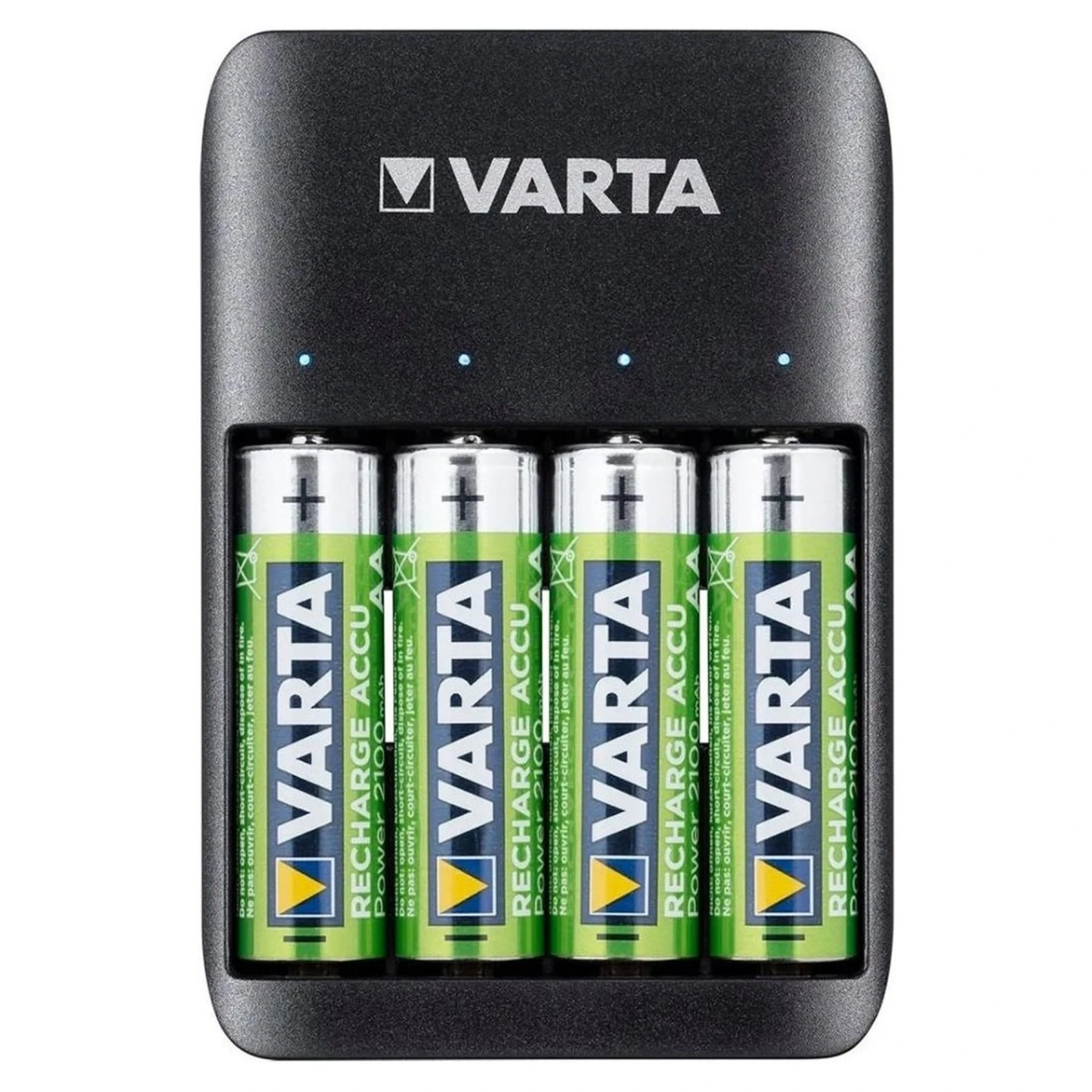 Купить Зарядное устройство Varta Value USB Quattro Charger + Аккумулятор NI-MH AA 2100 мАч 4 шт. (57652101451) - фото 2