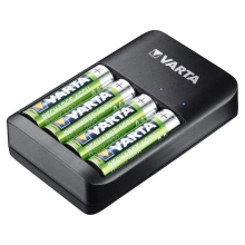 Купить Зарядное устройство Varta Value USB Quattro Charger + Аккумулятор NI-MH AA 2100 мАч 4 шт. (57652101451) - фото 3