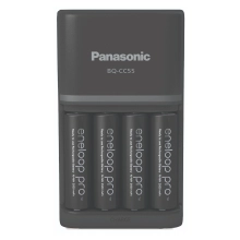 Купить Зарядное устройство Panasonic Smart-Quick Charger + Аккумулятор Eneloop Pro NI-MH AA 2500 мАч 4 шт. (K-KJ55HCD40E) - фото 2