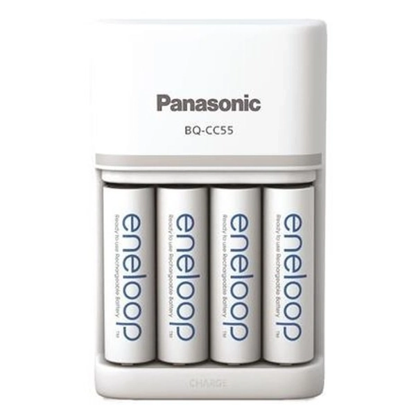 Купить Зарядное устройство Smart-Quick Charger + Аккумулятор Eneloop NI-MH AA 2000 мАч 4 шт. (K-KJ55MCD40E) - фото 2