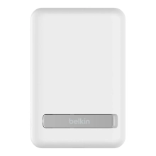 Купить Павербанк УМБ Belkin BoostCharge Magnetic Wireless Power Bank 5K + Stand (BPD004BTWT) White - фото 3