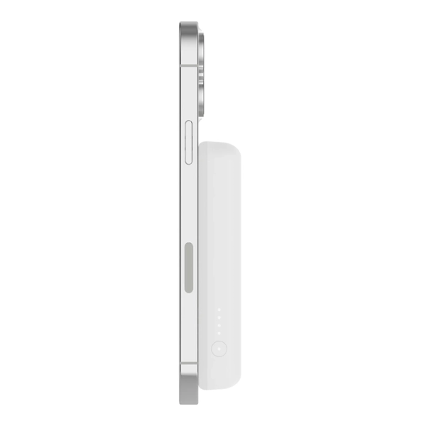 Купить Павербанк УМБ Belkin BoostCharge Magnetic Wireless Power Bank 5K + Stand (BPD004BTWT) White - фото 5