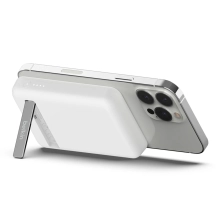 Купить Павербанк УМБ Belkin BoostCharge Magnetic Wireless Power Bank 5K + Stand (BPD004BTWT) White - фото 6