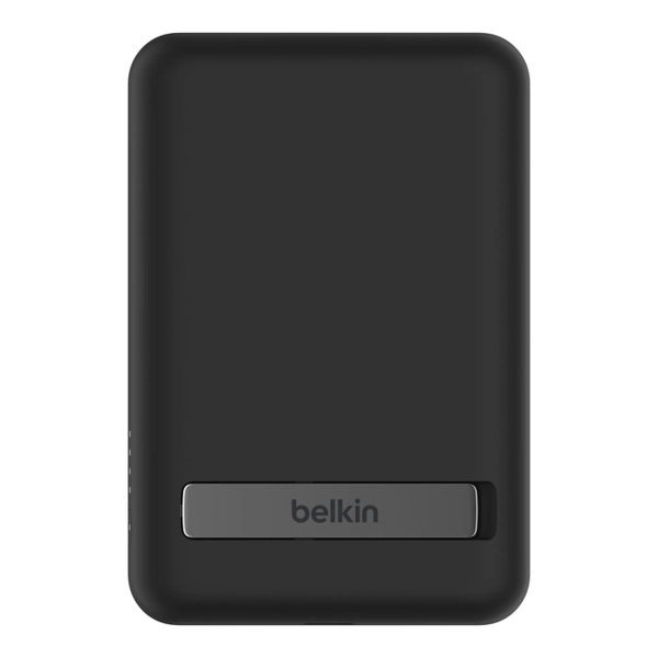 Купити Павербанк УМБ Belkin BoostCharge Magnetic Wireless Power Bank 5K + Stand (BPD004BTBK) Black - фото 3