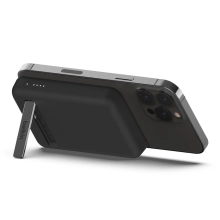 Купити Павербанк УМБ Belkin BoostCharge Magnetic Wireless Power Bank 5K + Stand (BPD004BTBK) Black - фото 4