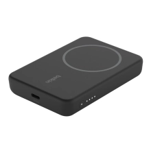 Купити Павербанк УМБ Belkin BoostCharge Magnetic Wireless Power Bank 5K + Stand (BPD004BTBK) Black - фото 6
