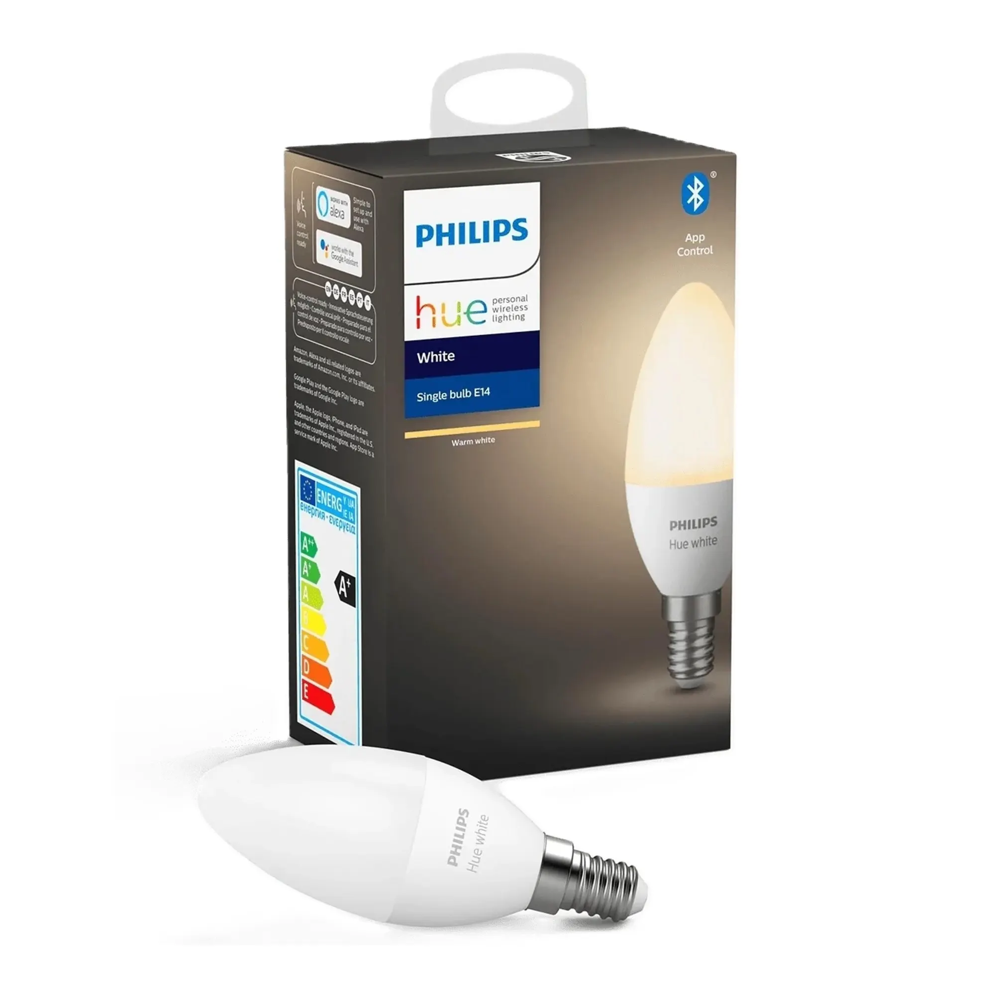 Купить Умная лампа Philips Hue E14, White, BT, DIM (929002039903) - фото 2