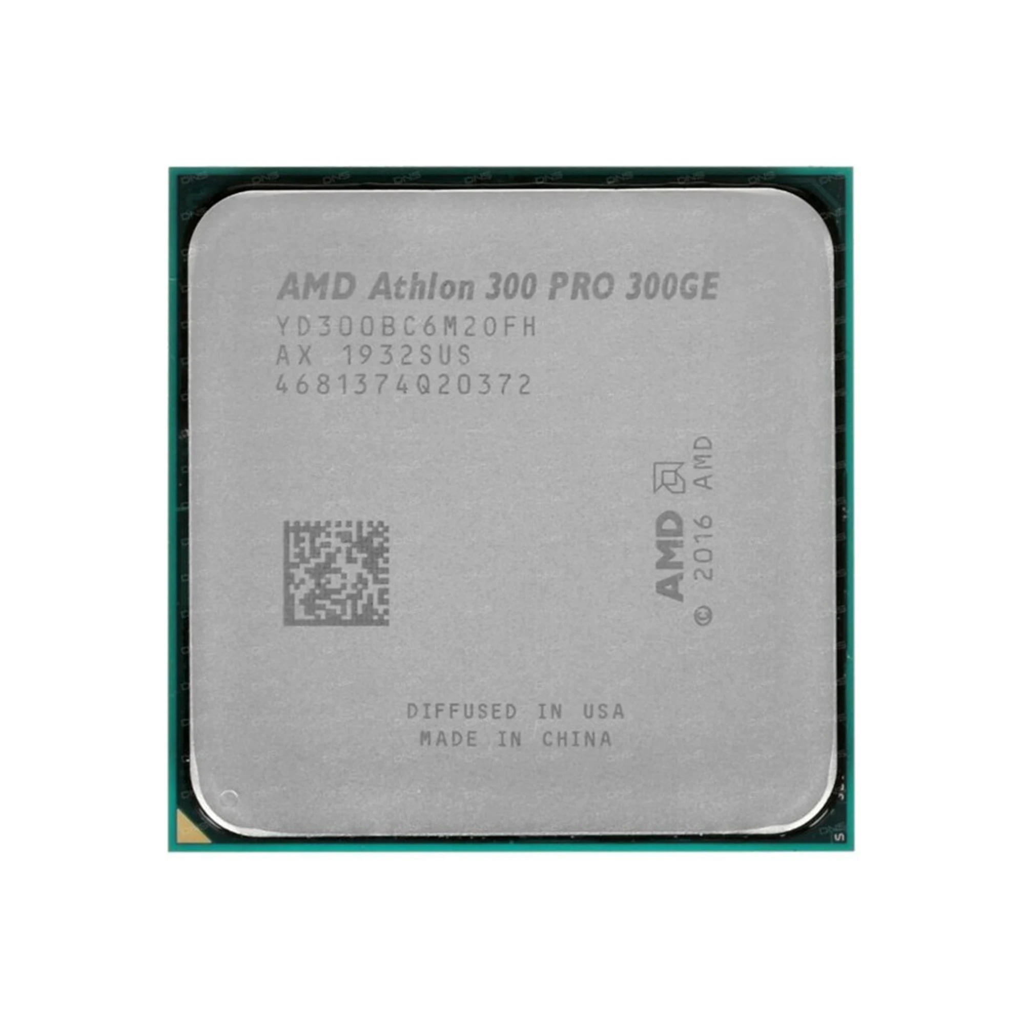 Купить Процессор AMD Athlon PRO 300GE (2C/4T 3.4GHz 4MB 35W AM4) Tray (YD300BC6M2OFH) - фото 1