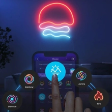 Купити Розумна LED стрічка Govee H61D3 Neon Rope Light 2, 3м, RGBIC, WI-FI/Bluetooth (H61D3301) - фото 3