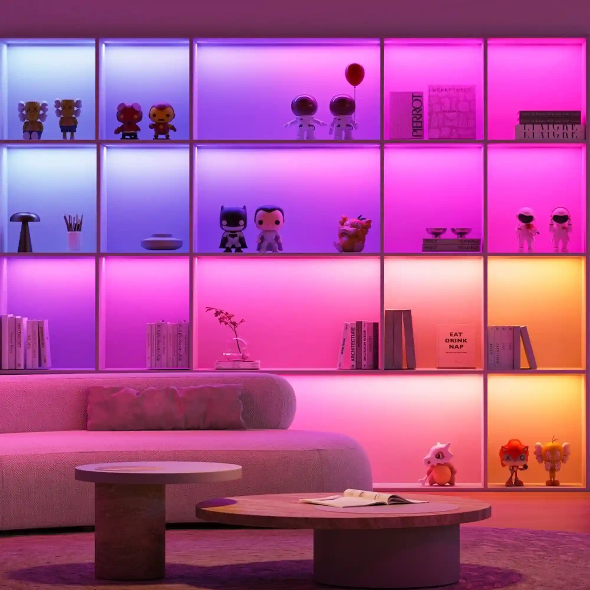Купить Умная LED лента Govee H61E3 Strip Light M1, 10м, RGBIC, WI-FI/Bluetooth (H61E03D1) - фото 4