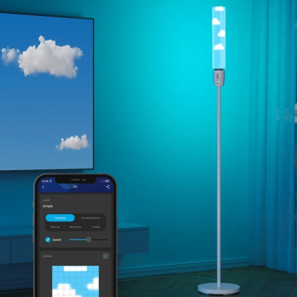 Купить Торшер умный Govee H6078, 1500Lm, RGBICW, WI-FI/Bluetooth (H6078302) - фото 3