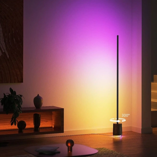 Купить Торшер умный Govee H6079, 1500Lm, RGBICW, with speaker, WI-FI/Bluetooth (H6079312) - фото 4