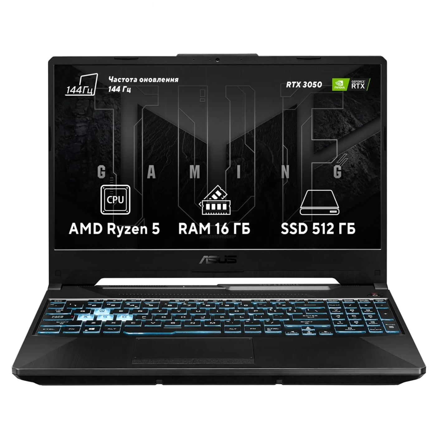Купити Ноутбук ASUS TUF Gaming A15 FA506NC-HN001W (90NR0JF7-M001T0) - фото 1