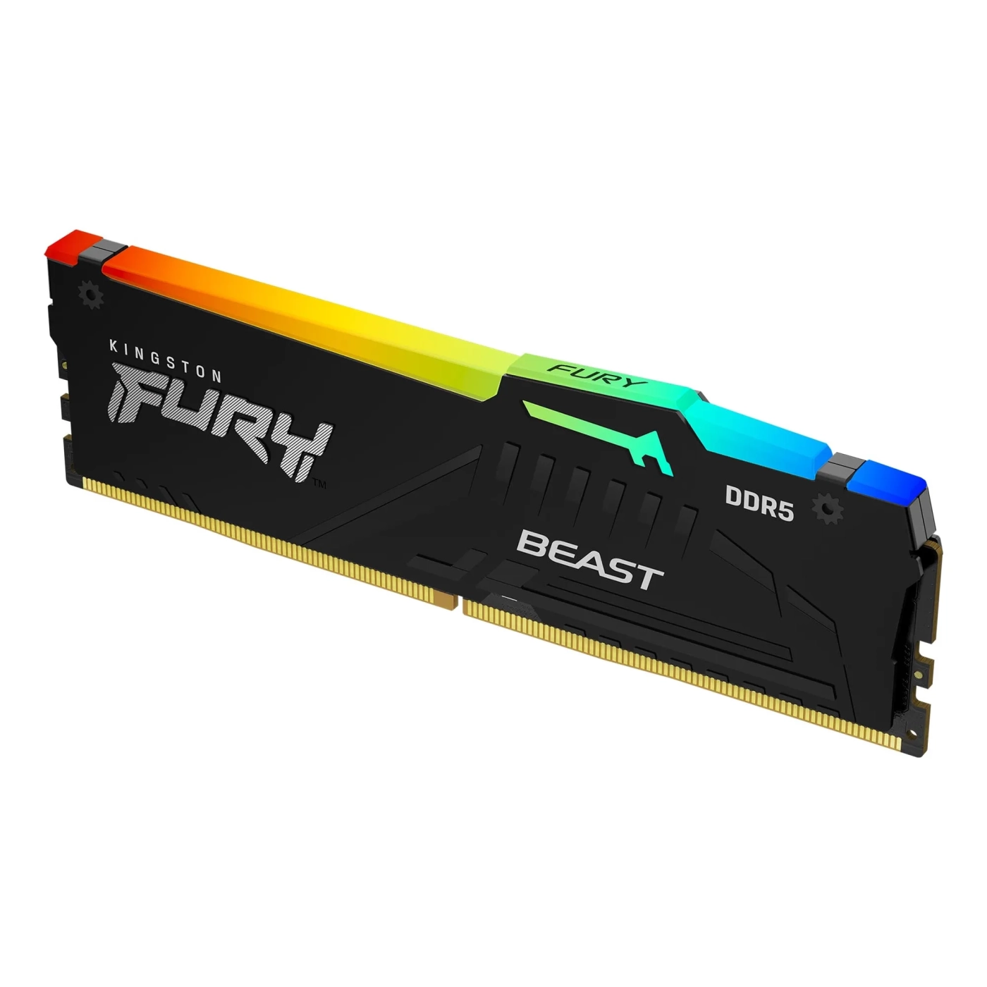 Купить Модуль памяти Kingston FURY Beast Black RGB DDR5-6000 16GB (KF560C30BBA-16) - фото 1