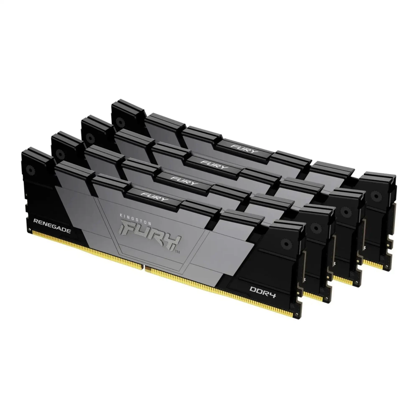 Купить Модуль памяти Kingston FURY Renegade Black XMP DDR4-3200 64GB (4x16GB) (KF432C16RB12K4/64) - фото 1