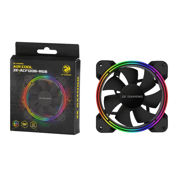 Купити Вентилятор 2E GAMING Air Cool ACF120MB-ARGB - фото 2
