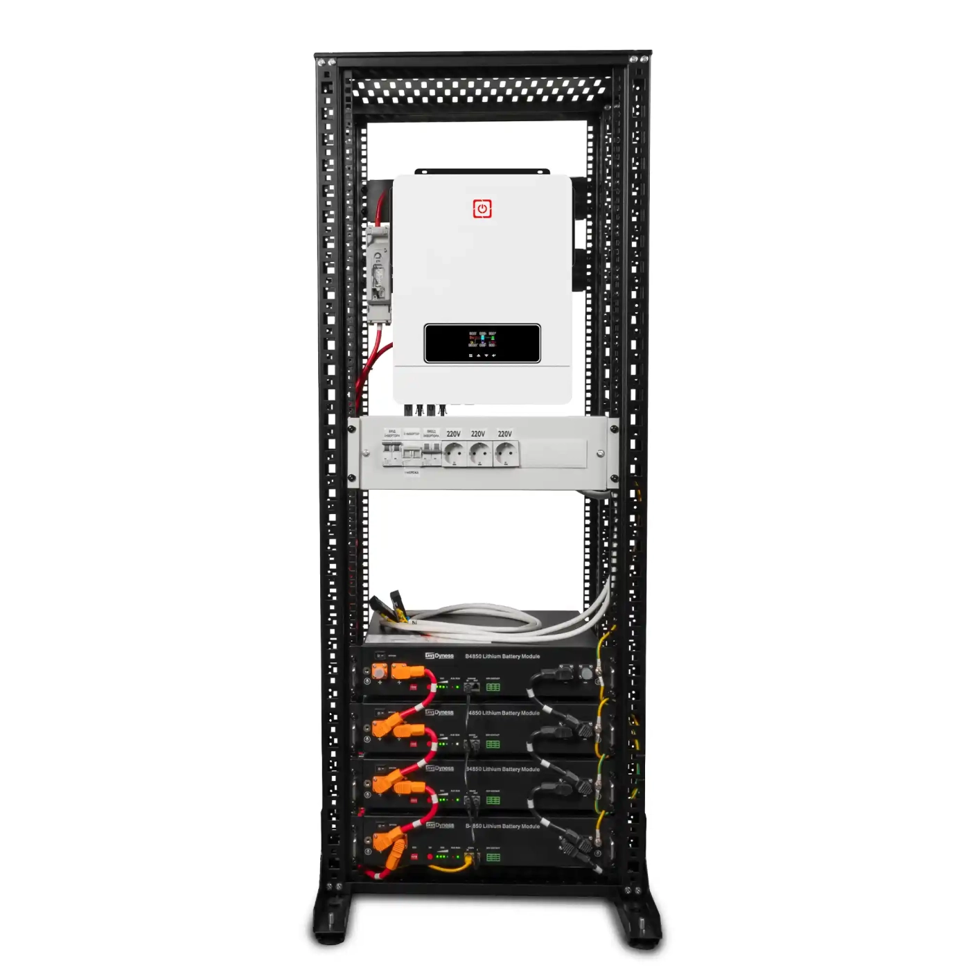 Купить Система хранения энергии Solarverse SRV24-1MX8.2K1-LDY9.6K1-1 8.2kW 9.6kWh 4BAT LiFePO4 6000 циклов - фото 1