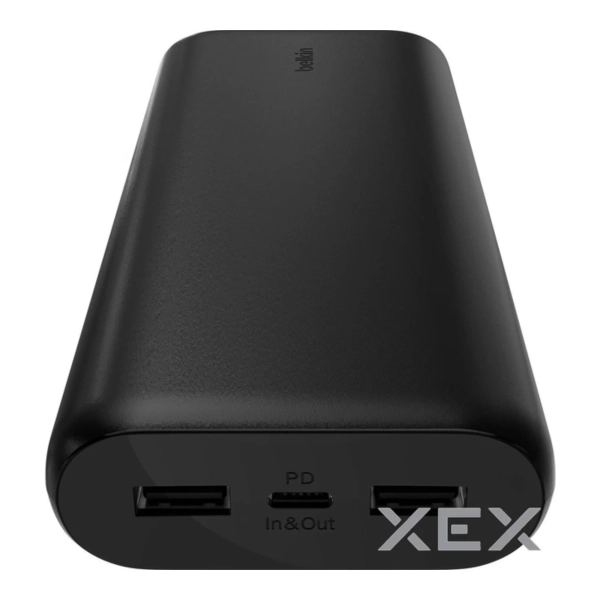 Купити Павербанк УМБ Belkin 20000мА 20Вт, 2хUSB-A/USB-C (BPB014BTBK) Black - фото 6