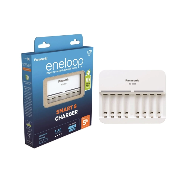 Купити Зарядний пристрій для акумуляторів PANASONIC Advanced Charger 8 cell (BQ-CC63E) - фото 2