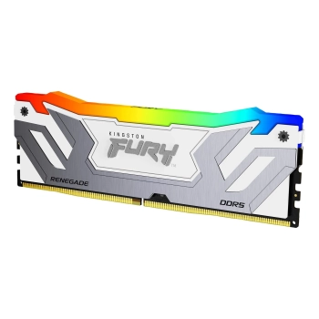 Купить Модуль памяти Kingston FURY Renegade White RGB DDR5-8400 CUDIMM 24GB (KF584CU40RWA-24) - фото 1