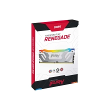 Купить Модуль памяти Kingston FURY Renegade White RGB DDR5-8400 CUDIMM 48GB (2x24GB) (KF584CU40RWAK2-48) - фото 3
