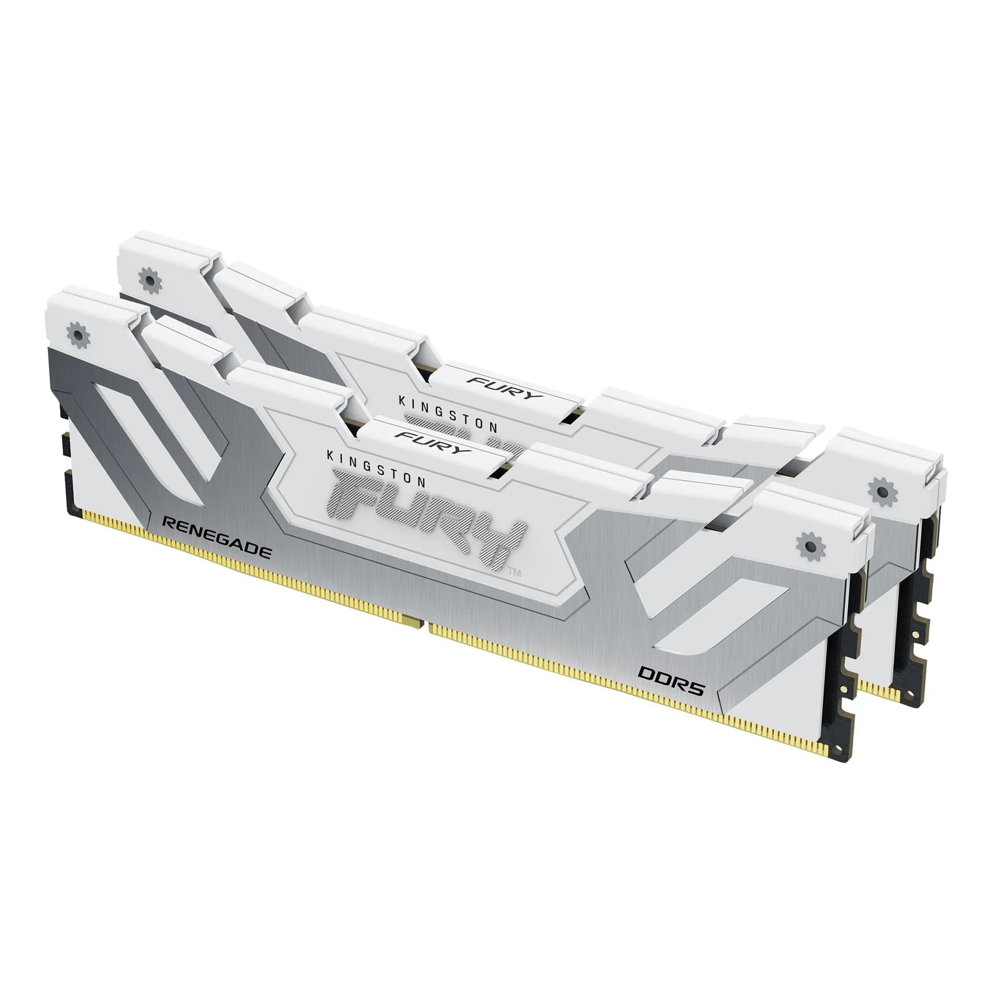 Купить Модуль памяти Kingston FURY Renegade White DDR5-8400 CUDIMM 48GB (2x24GB) (KF584CU40RWK2-48) - фото 1