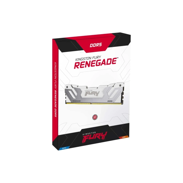 Купить Модуль памяти Kingston FURY Renegade White DDR5-8400 CUDIMM 48GB (2x24GB) (KF584CU40RWK2-48) - фото 3