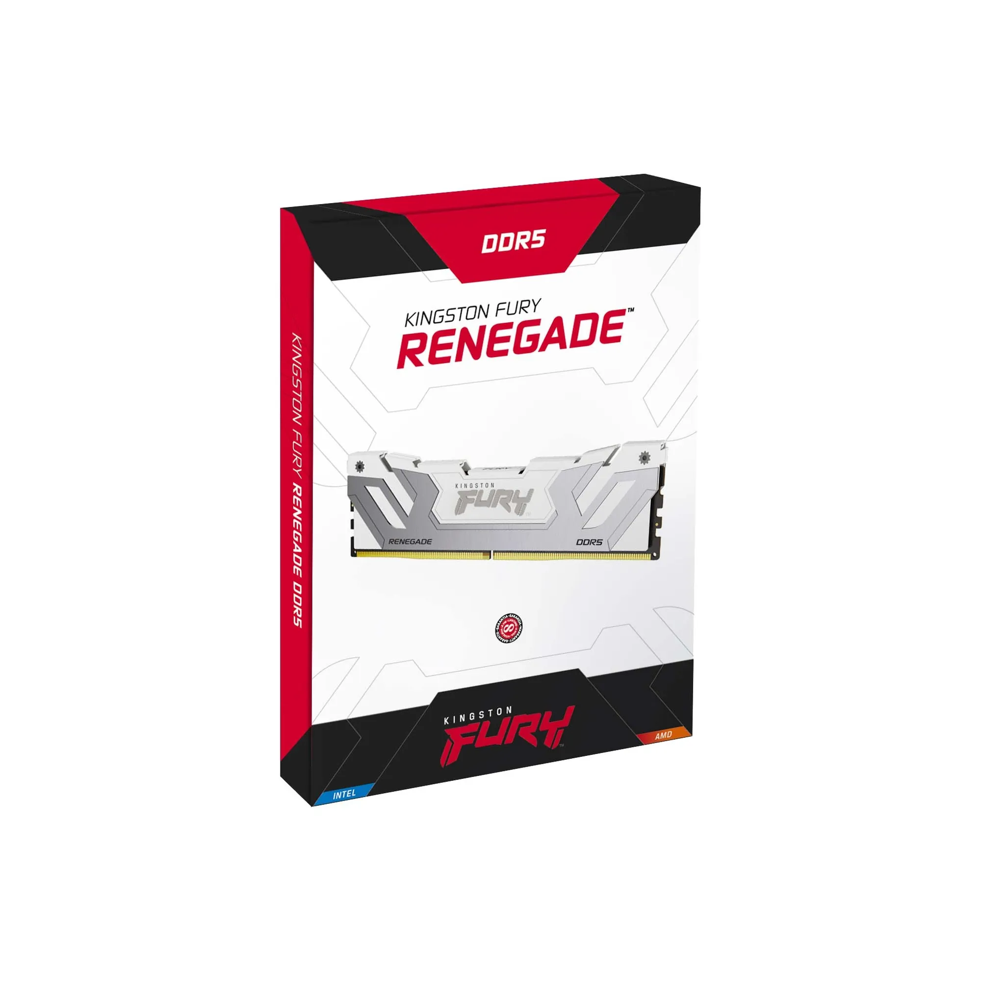 Купить Модуль памяти Kingston FURY Renegade White DDR5-8400 CUDIMM 48GB (2x24GB) (KF584CU40RWK2-48) - фото 3