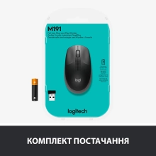 Купити Миша Logitech M190 Wireless Charcoal - фото 7