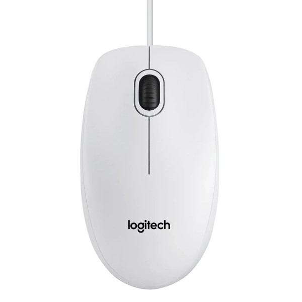 Купить Мышь Logitech B100 USB White - фото 1