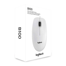 Купить Мышь Logitech B100 USB White - фото 3