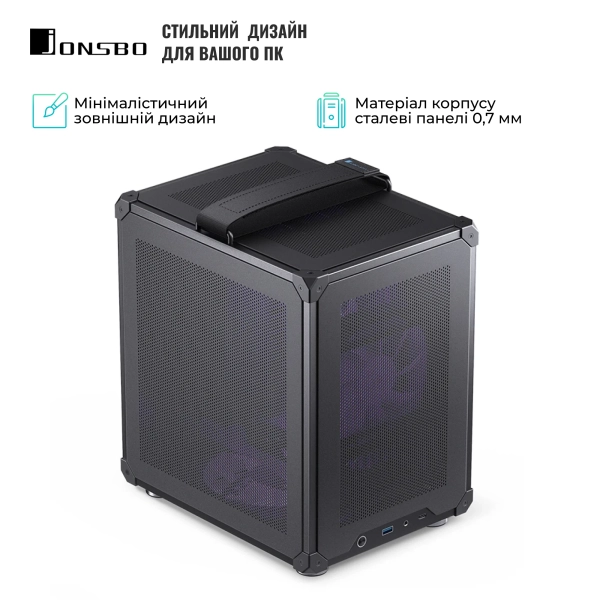 Купить Корпус JONSBO C6 Handle Black - фото 5