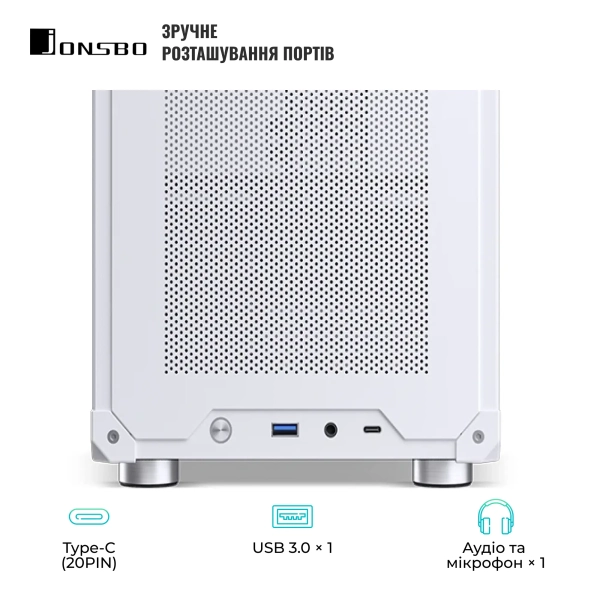 Купить Корпус JONSBO C6 White - фото 5